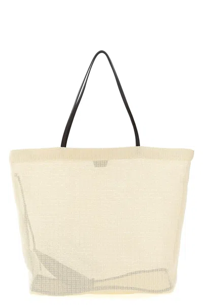 The Row 'barn Tote' Shopping Bag In Sand