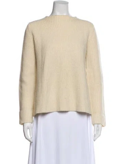 Pre-owned The Row Bateau Neckline Sweater In Neutral