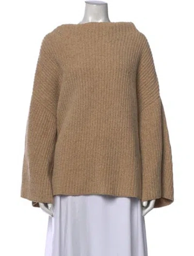 Pre-owned The Row Bateau Neckline Sweater In Neutrals