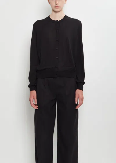 The Row Battersea Cashmere Cardigan In Black