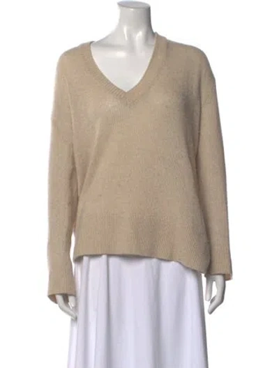 Pre-owned The Row Baudelia Cashmere Sweater In Neutral
