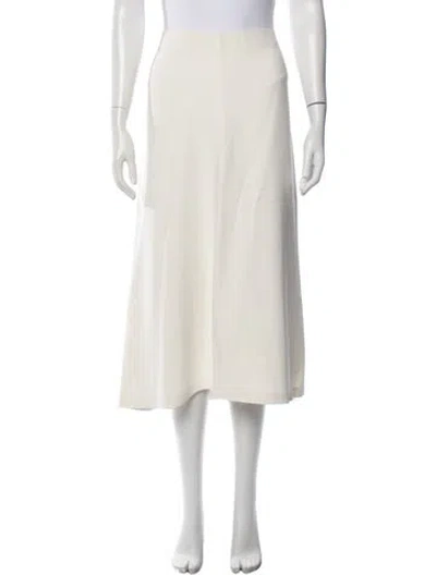 Pre-owned The Row Bea Midi Length Skirt In Neutrals