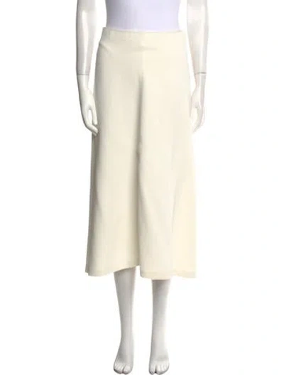 Pre-owned The Row Bea Midi Length Skirt W/ Tags In Neutral