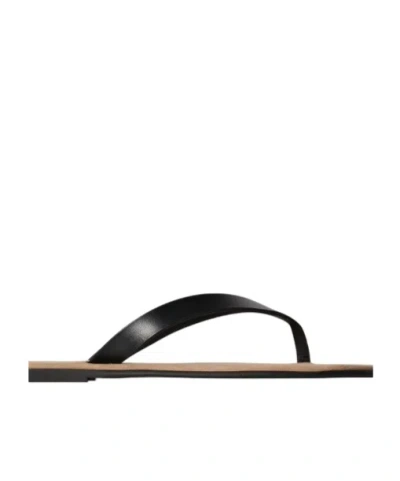 The Row Beach Flip Flop In Black