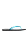 The Row Beach Rubber Flip Flops In Transparent Blue