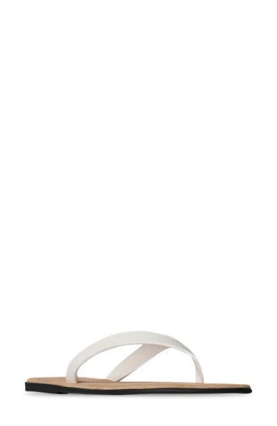 The Row Beach Flip Flop In White