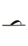 The Row Beach Sport Flip Flops In Black