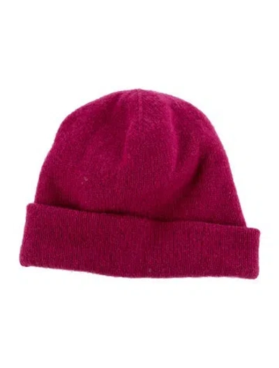 Pre-owned The Row Beanie In Purple