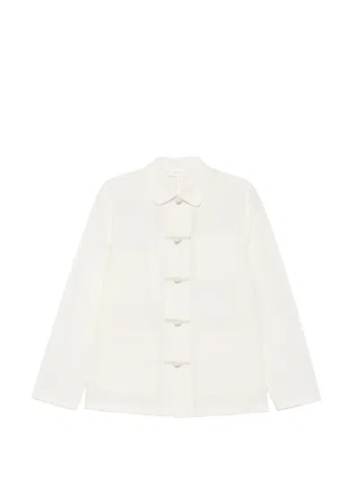 The Row Behati Toggle-fastening Jacket In White