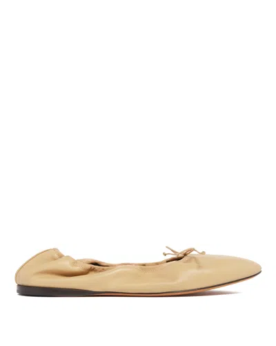 The Row Beige Awar Ballerinas In Neutral