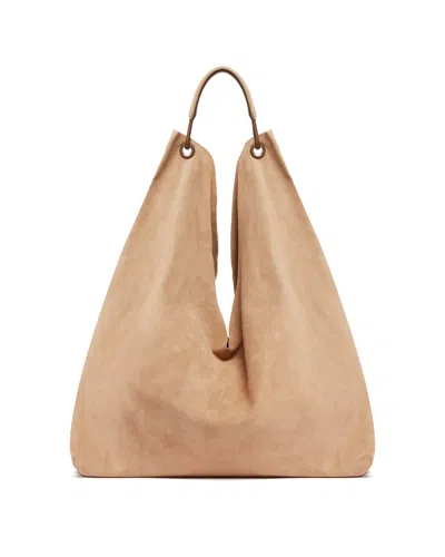 The Row Beige Bindle Three Bag
