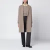 The Row Beige Cashmere Coat In Neutral
