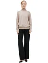 The Row Beige Cashmere Sweater