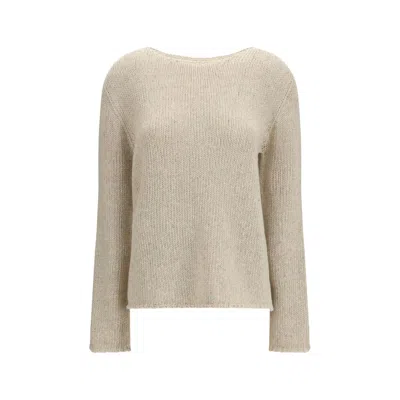 The Row Beige Cashmere Sweater In Neutral