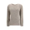The Row Beige Cashmere Top
