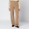 The Row Beige Clair Corduroy Trousers In Yellow