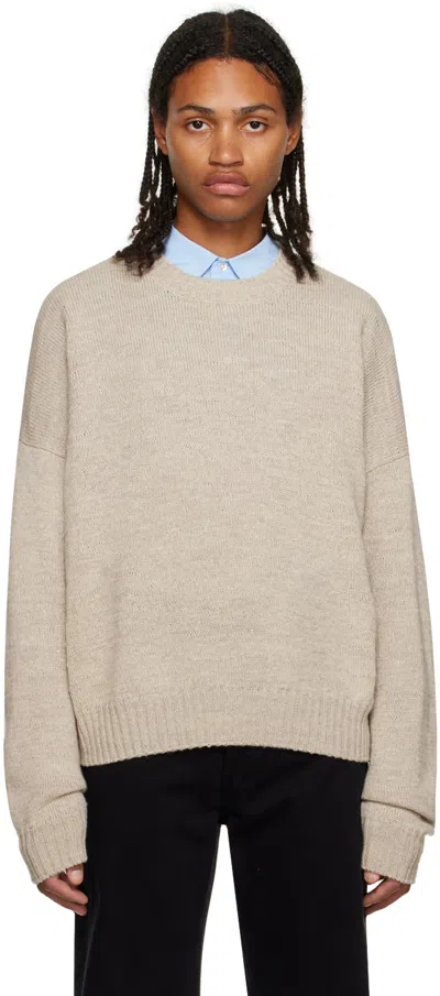The Row Beige Gary Sweater In Coquina