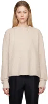 The Row Eryna Hand-knit Alpaca-silk Sweater In Bei Beige