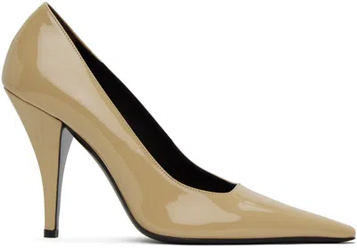 The Row Beige Lana Heels In Nude