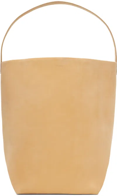 The Row Beige Large N/s Park Tote In Yellow