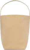 The Row Beige Large N/s Park Tote In Croissant