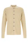 THE ROW BEIGE LINEN BLEND LORDE CARDIGAN