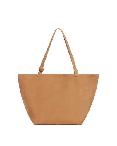 The Row Beige Park Tote Three In Brown