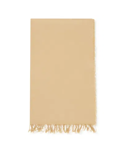 The Row Beige Parla Scarf In Brown