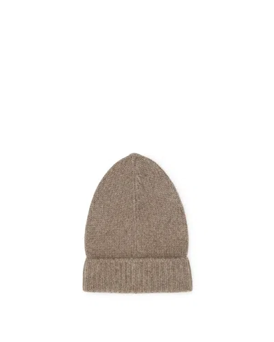 The Row Beige Pavir Hat In Brown