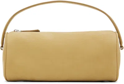 The Row Beige Round 90's Bag In Mstrs Mustard Ans