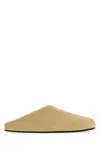 The Row Beige Slip On Slides In Neutral