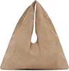 The Row Beige Small Bindle Tote
