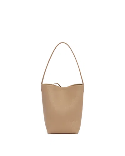 The Row Beige Small N/s Park Tote Bag In Beige Beige   #ddbb8c