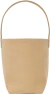 The Row Beige Small N/s Park Tote In Croissant
