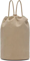 THE ROW BEIGE SPORTY BACKPACK
