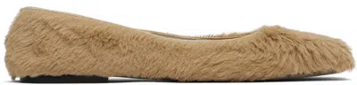 The Row Beige Square Ballet Ballerina Flats