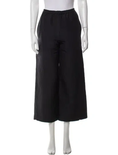 Pre-owned The Row Bellana Wide Leg Pants In Blue