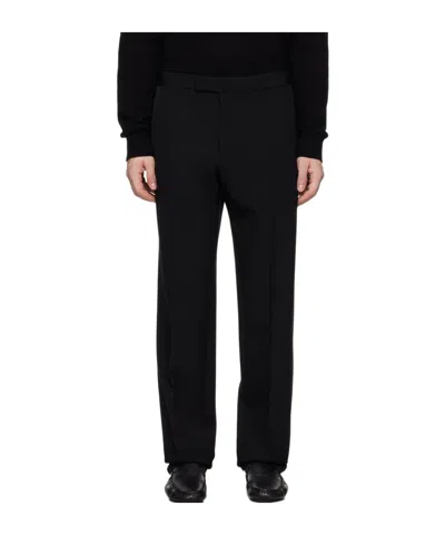 The Row Belt-loop Casual Pants In Black