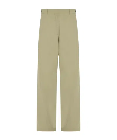 The Row Belt Loop Casual Pants In Green