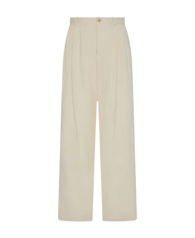 The Row Belt-loop Casual Pants In Neutral