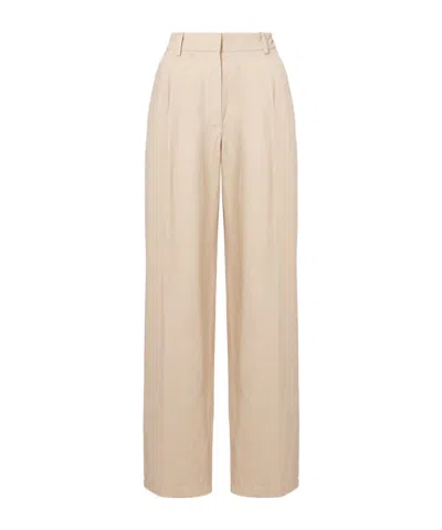 The Row Belt Loop Casual Pants In Neutral