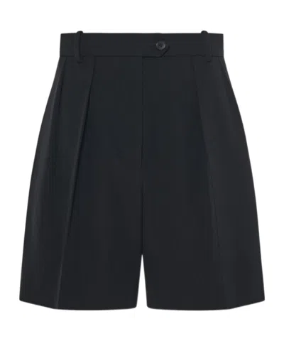 The Row Belt-loop Shorts In Black