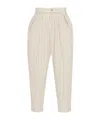 The Row Belt Loops Slacks In Neutral