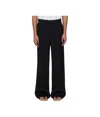 The Row Black Knox Trousers In Black