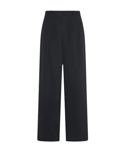 The Row Belt Ring Casual Pants In Black