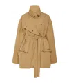 The Row Pierrick Cotton Jacket In Nude