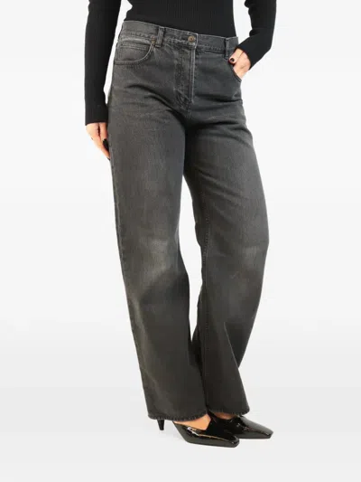 Pre-owned The Row Belt-loops Jeans In Black