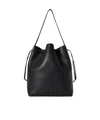 The Row Belvedere Drawstring Tote In Black
