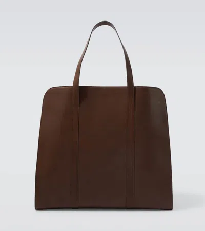 The Row Ben Leather Tote Bag