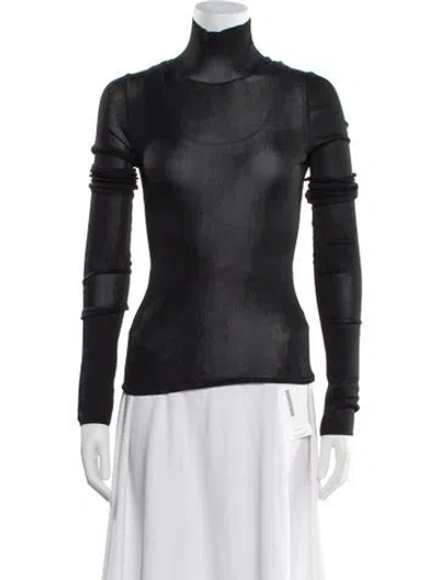 Pre-owned The Row Benas Turtleneck Sweater Turtleneck Sweater In Gray